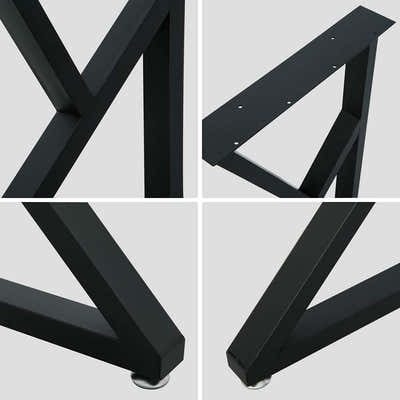 DS BS Set Of 2 K-Shape Table Legs