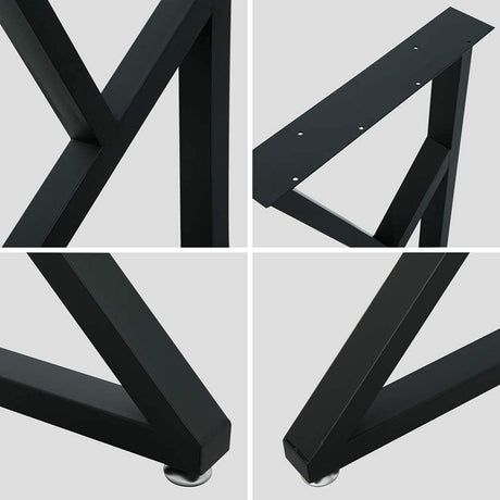 DS BS Set Of 2 K-Shape Table Legs