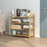 DS BS 4-Tier Bamboo Shoe Rack Shoe Storage Organizer