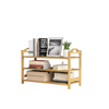 DS BS 3-Tier Bamboo Shoe Rack Shoe Storage Organizer