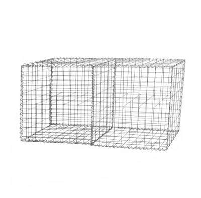 DS BS  Gabion Baskets Garden Mesh Cages Wire Stone 100X100X100CM