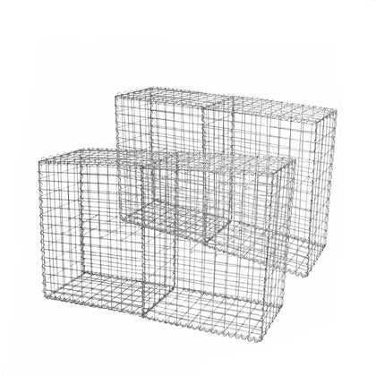DS BS  Gabion Baskets Garden Mesh Cages Wire Stone 100X50X100CM