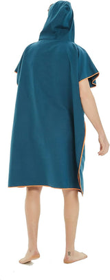 DS BS Changing Robe Towel with Hood - Blue