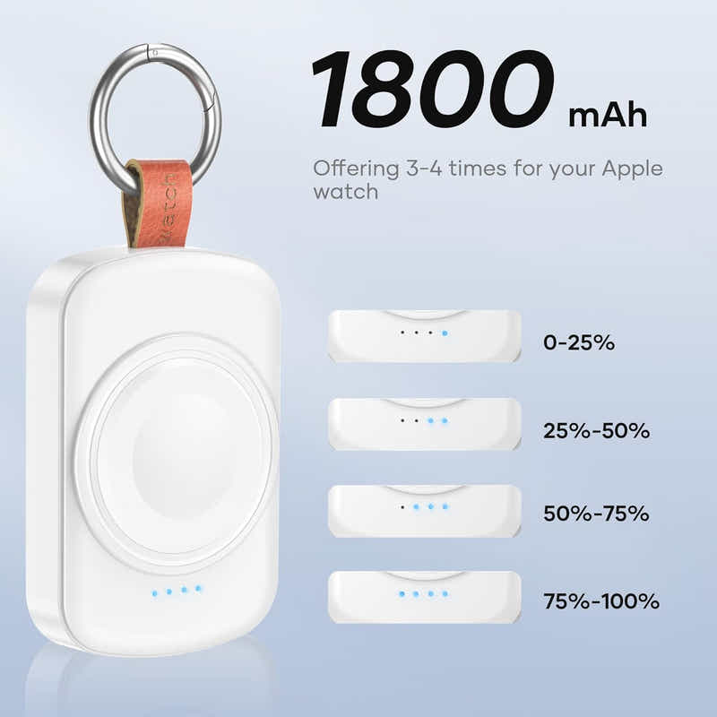 DS BS Ultra-Compact Portable Charger for Apple Watch