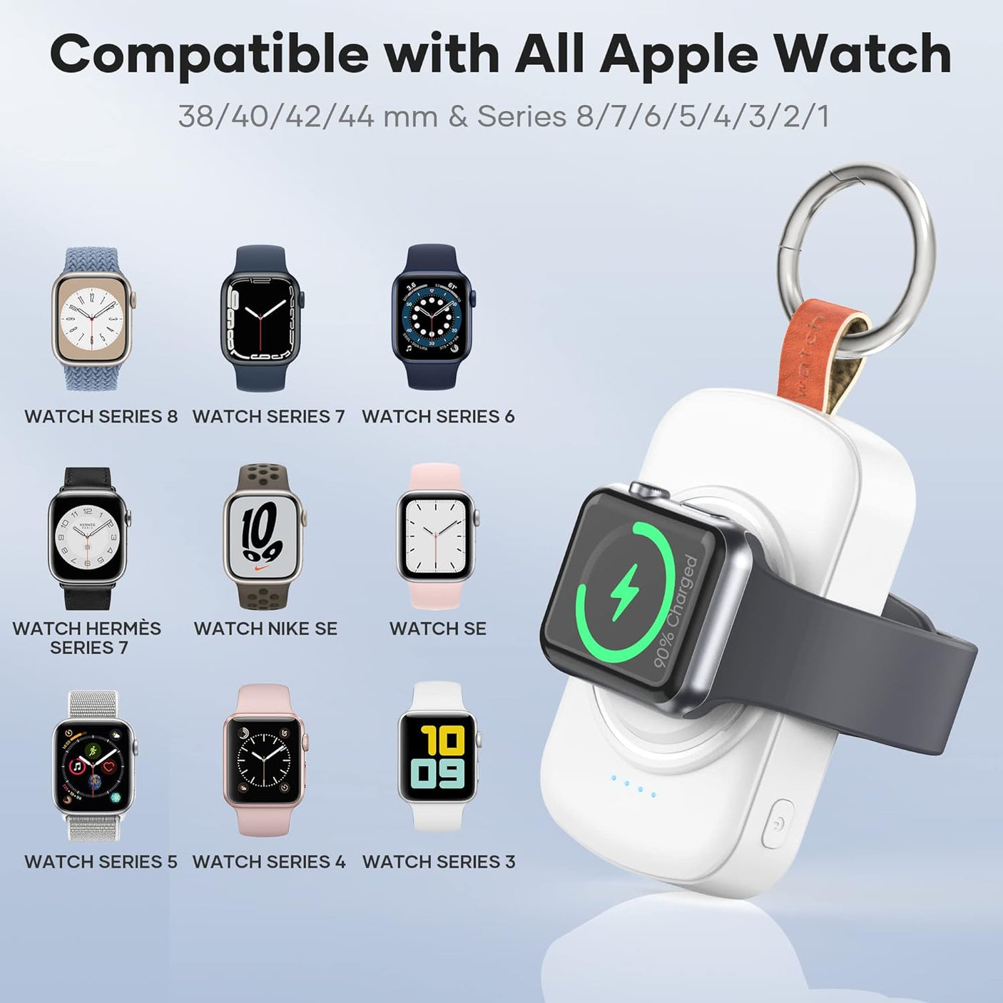 DS BS Ultra-Compact Portable Charger for Apple Watch