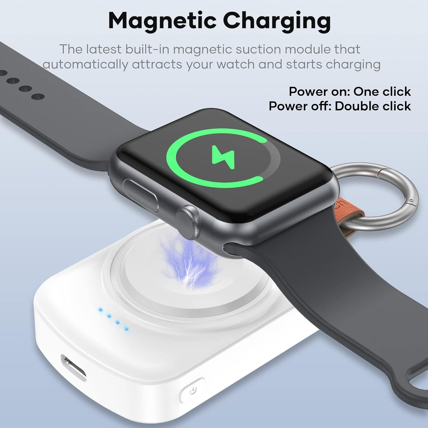DS BS Ultra-Compact Portable Charger for Apple Watch
