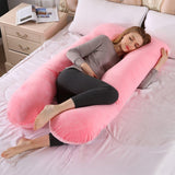 DS BS Pregnancy Body Pillow For Belly Support-Pink