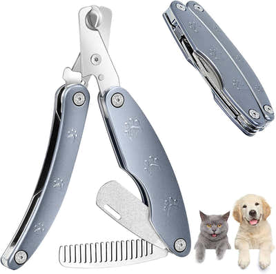 DS BS 3 in 1 Foldable Dog Nail Clippers