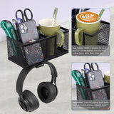 DS BS 3-in-1 Clip-On Desk Organizer