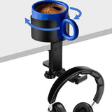 DS BS 2 in 1 Table Cup Holder with Headphone Hanger
