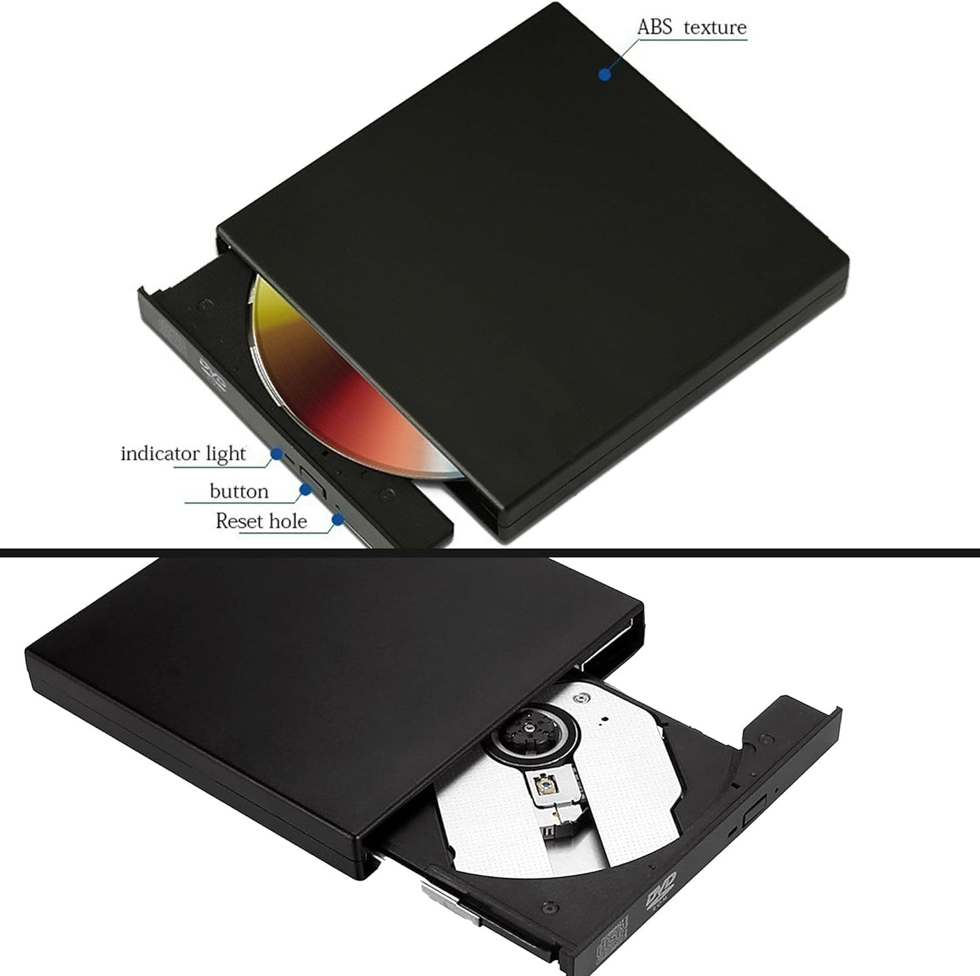 DS BS External USB Mobile DVD Player CD Burner