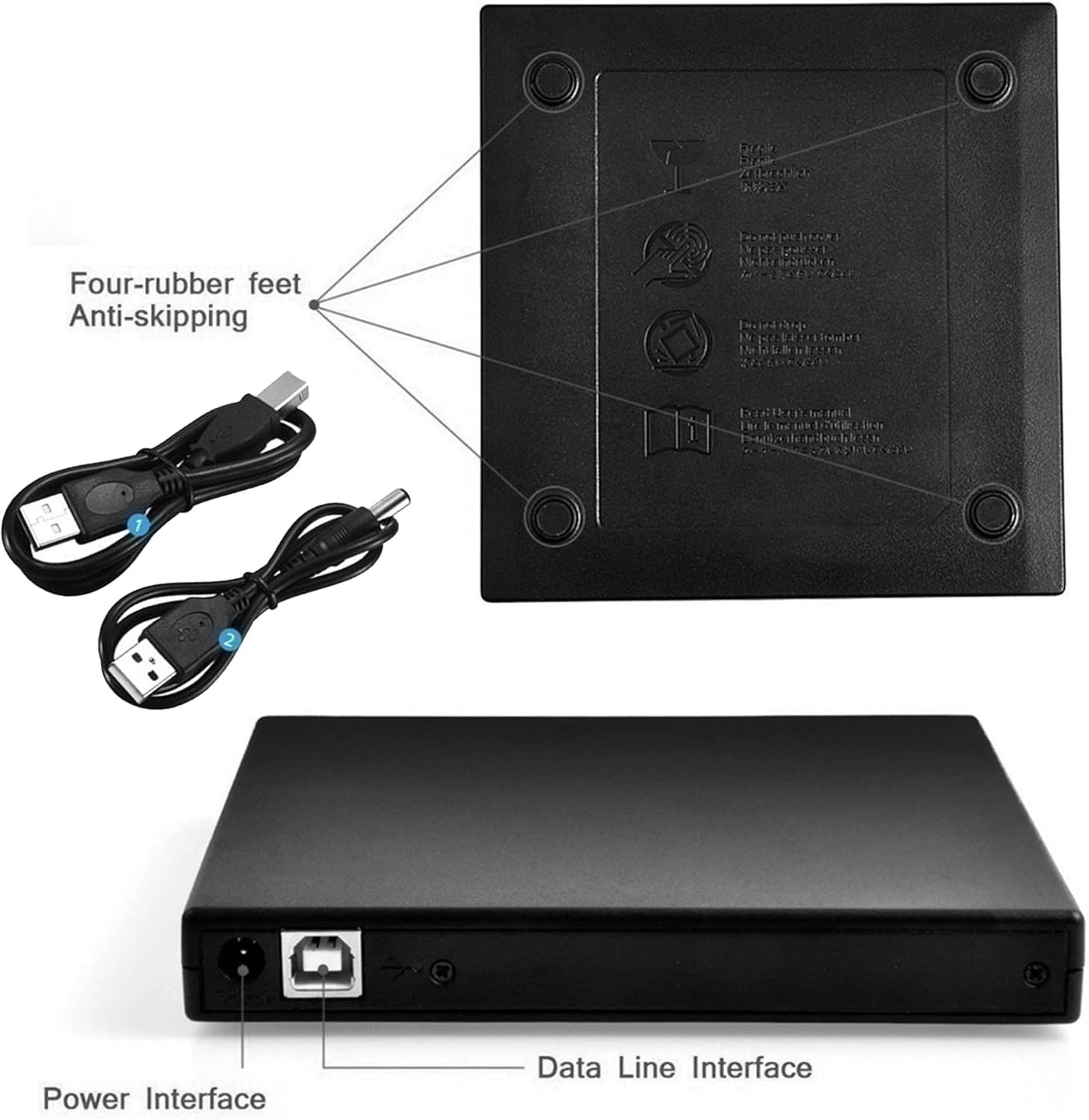 DS BS External USB Mobile DVD Player CD Burner
