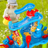 DS BS 3-Tier Outdoor Sand and Water Playset with Chair