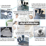 DS BS Car Air Mattress With 2 Pillows and Air Pump