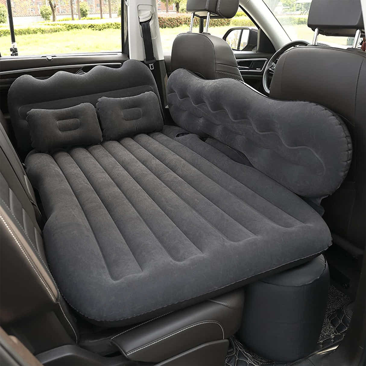 DS BS Car Air Mattress With 2 Pillows and Air Pump
