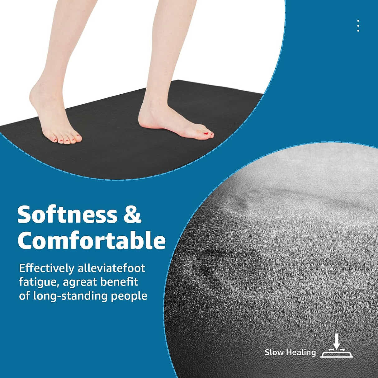 DS BS Anti-Fatigue Floor Mat for Kitchen Office-44×71cm