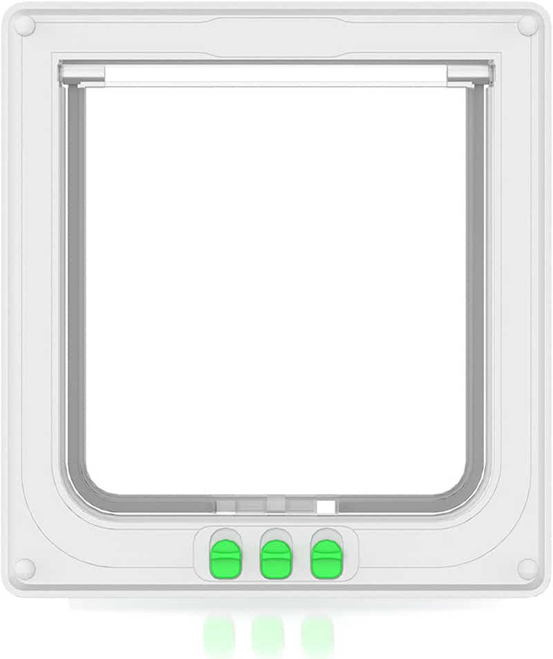 DS BS 4-Way Locking Pet Door for Cats and Small Dogs