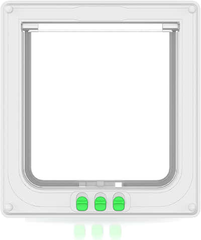 DS BS 4-Way Locking Pet Door for Cats and Small Dogs