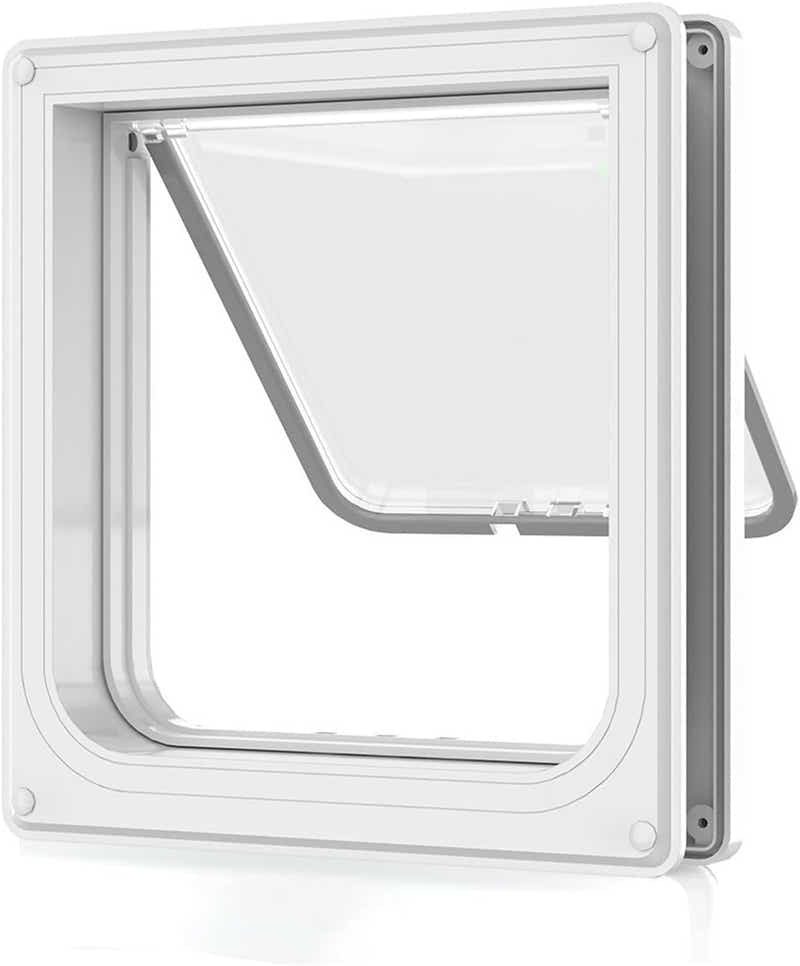DS BS 4-Way Locking Pet Door for Cats and Small Dogs