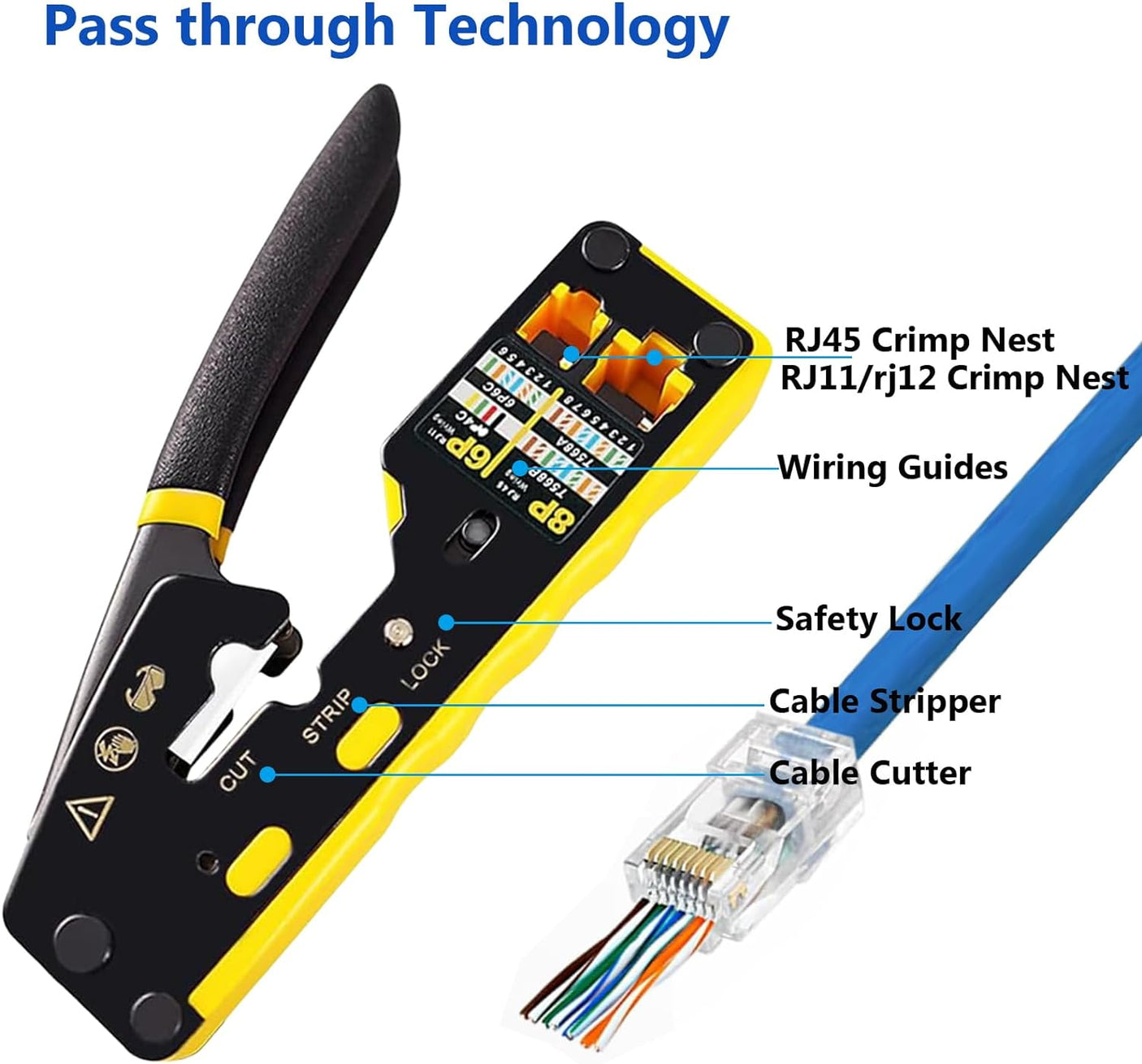 DS BS Multifunctional RJ45 Ethernet Crimping Tool Kit