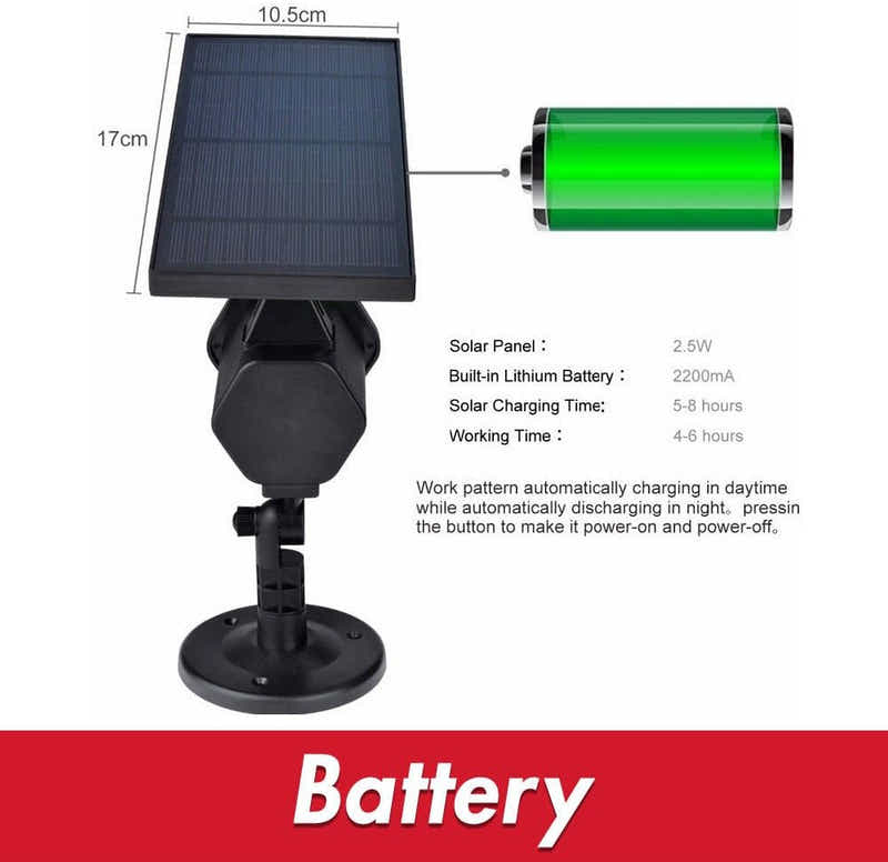 DS BS Solar Landscape Laser Projector Light
