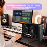 DS BS Portable Foldable Mic Shield with Triple Sound Insulation