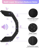 DS BS Portable Foldable Mic Shield with Triple Sound Insulation