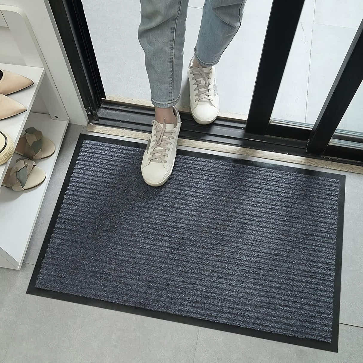 DS BS Non-Slip Durable Indoor/Outdoor Door Mat - 80x120cm