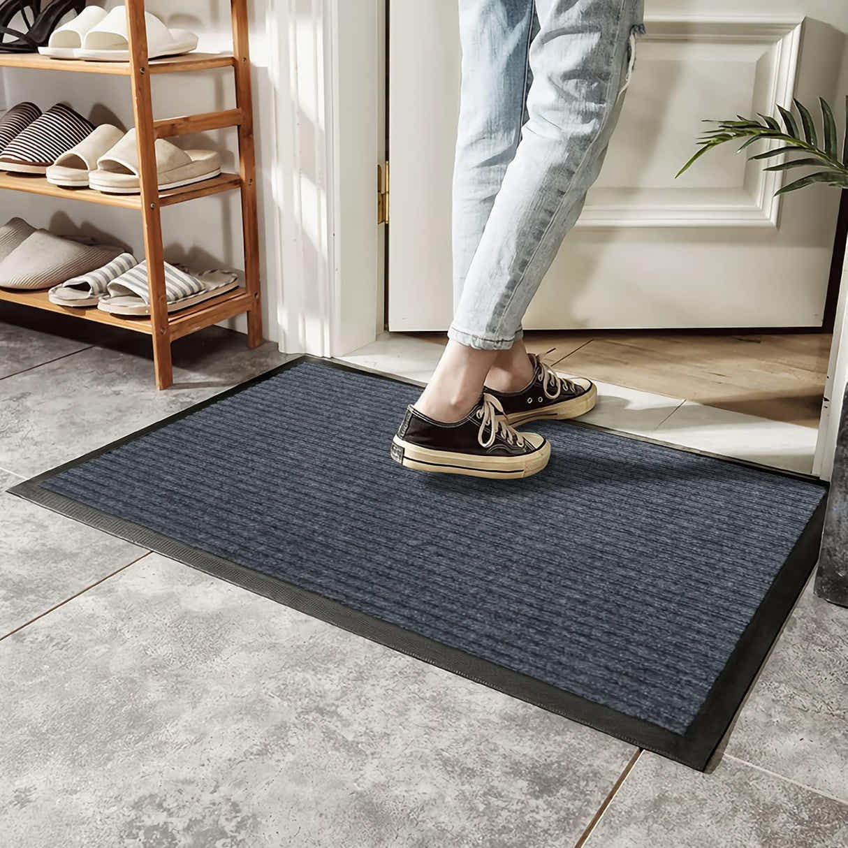 DS BS Non-Slip Durable Indoor/Outdoor Door Mat - 80x120cm