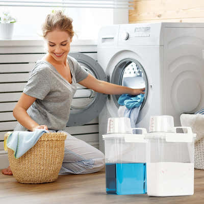 DS BS 2 Pack Liquid Laundry Detergent Dispenser - 1800ML