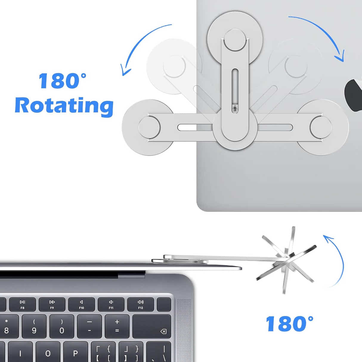 DS BS Magnetic Laptop Phone Holder Compatible with Magsafe iPhone