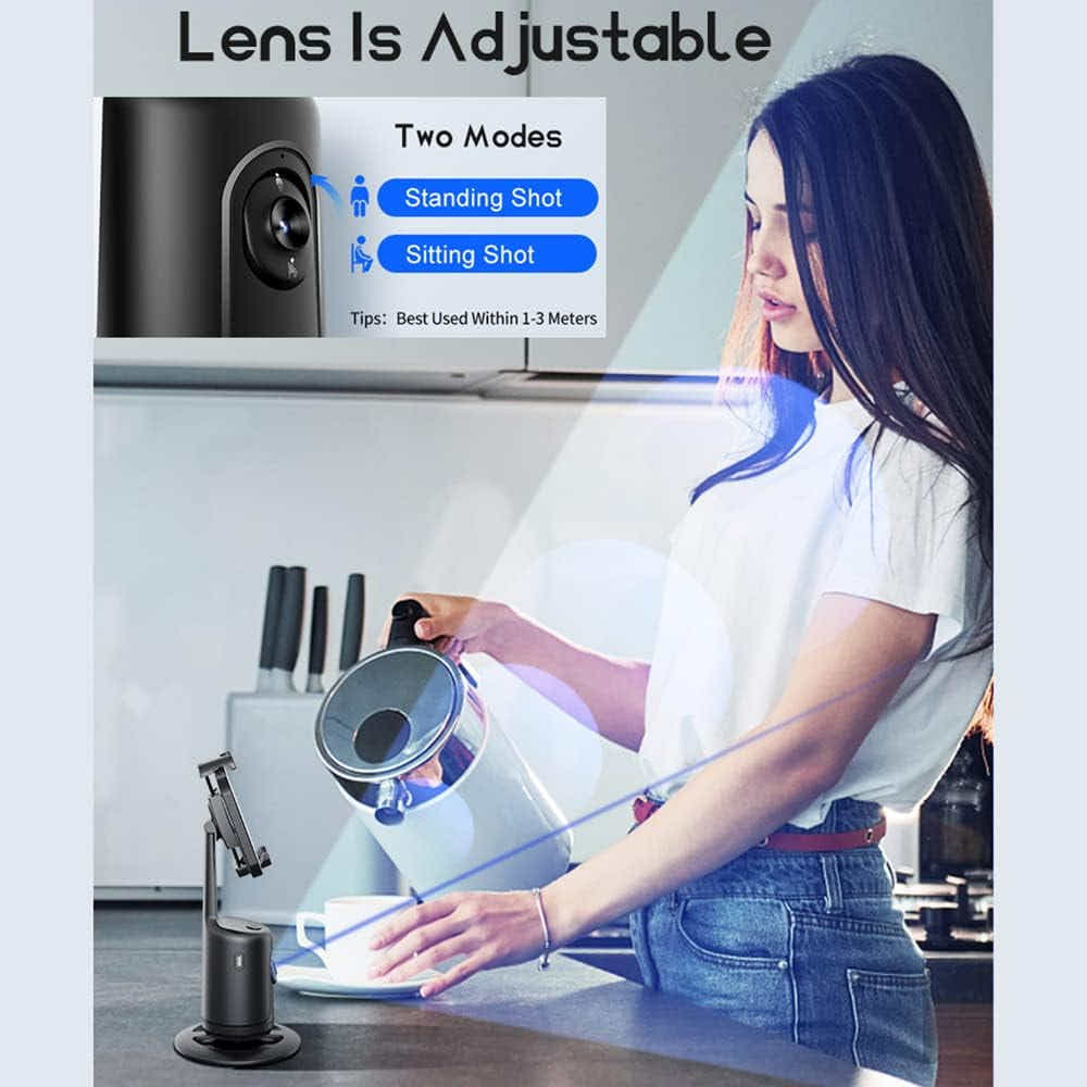 DS BS Auto Face Tracking Phone Holder For Live Vlog Streaming Video