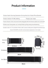 DS BS Wrist and Arm Phone Holder for Running Fitness