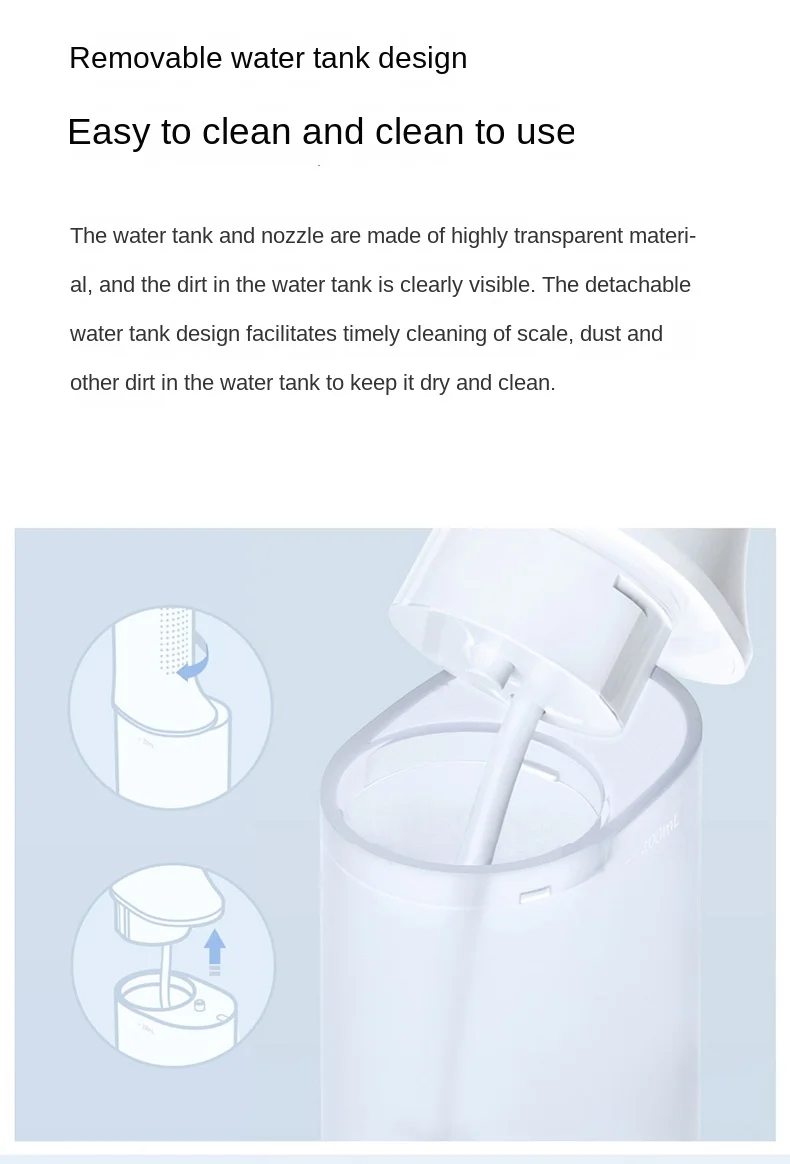 DS BS Portable Oral Irrigator for Teeth with 4 Nozzle