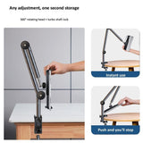 DS BS Lazy Tablet Mount Bracket Rotating Stand for Desk