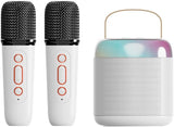 DS BS Portable Mini Karaoke Speaker With 2 Wireless Microphones