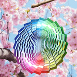 DS BS Rainbow Wind Spinners Garden Decoration