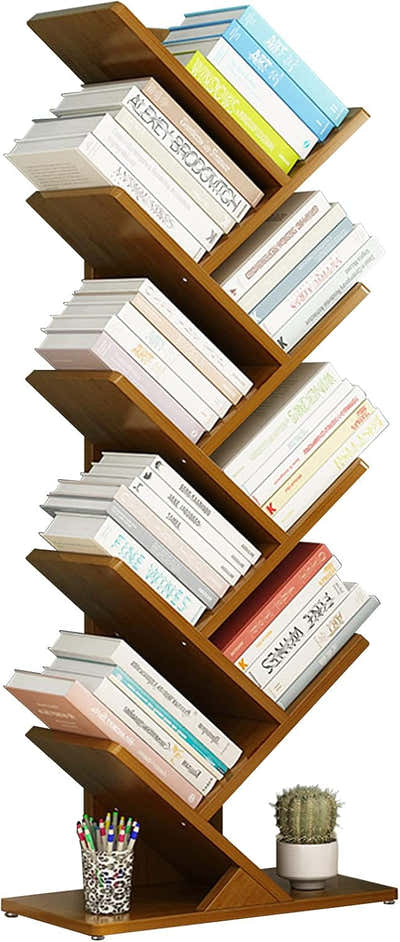 DS BS 5 Layer Tree Shape Bamboo Bookshelves