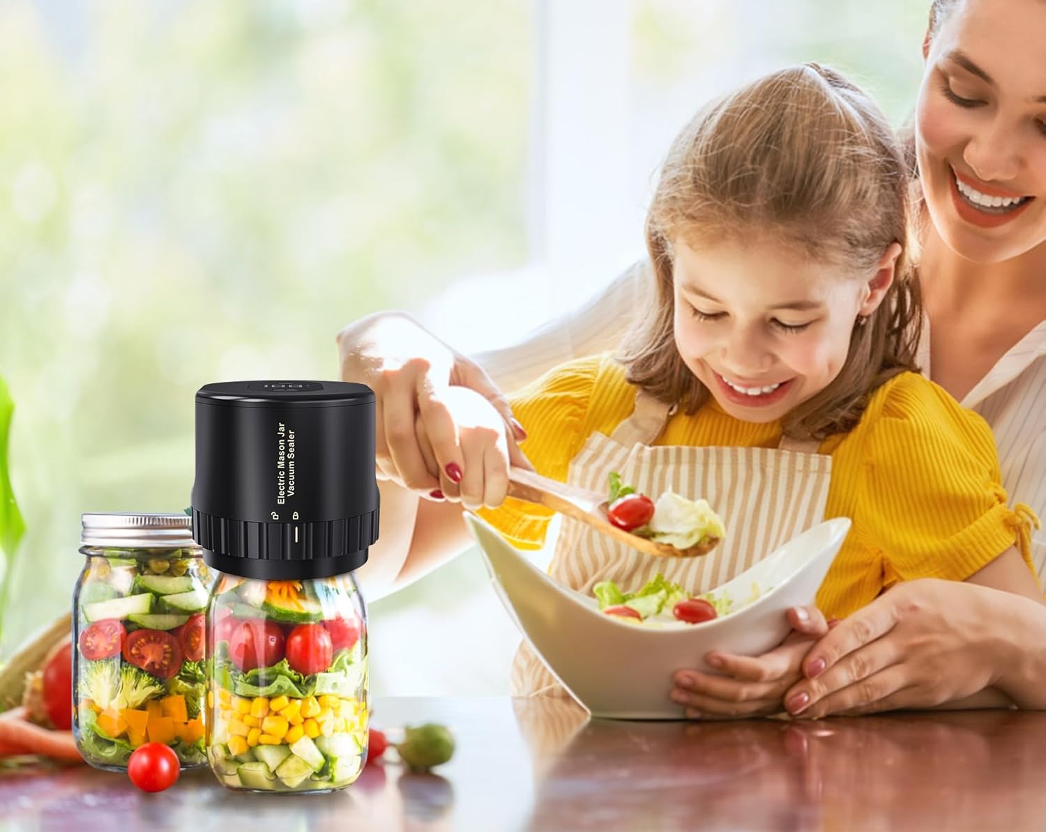 DS BS Automated Mason Jar Vacuum Sealer
