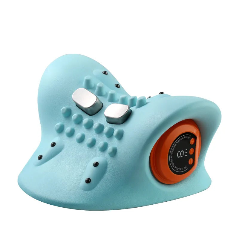 DS BS Neck Massager Pillow with Heating Acupuncture Vibration Massage