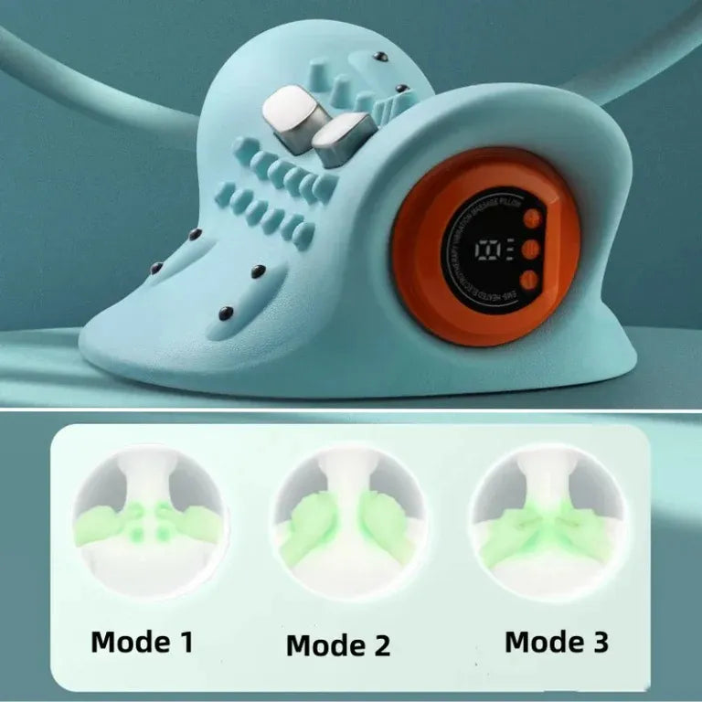 DS BS Neck Massager Pillow with Heating Acupuncture Vibration Massage
