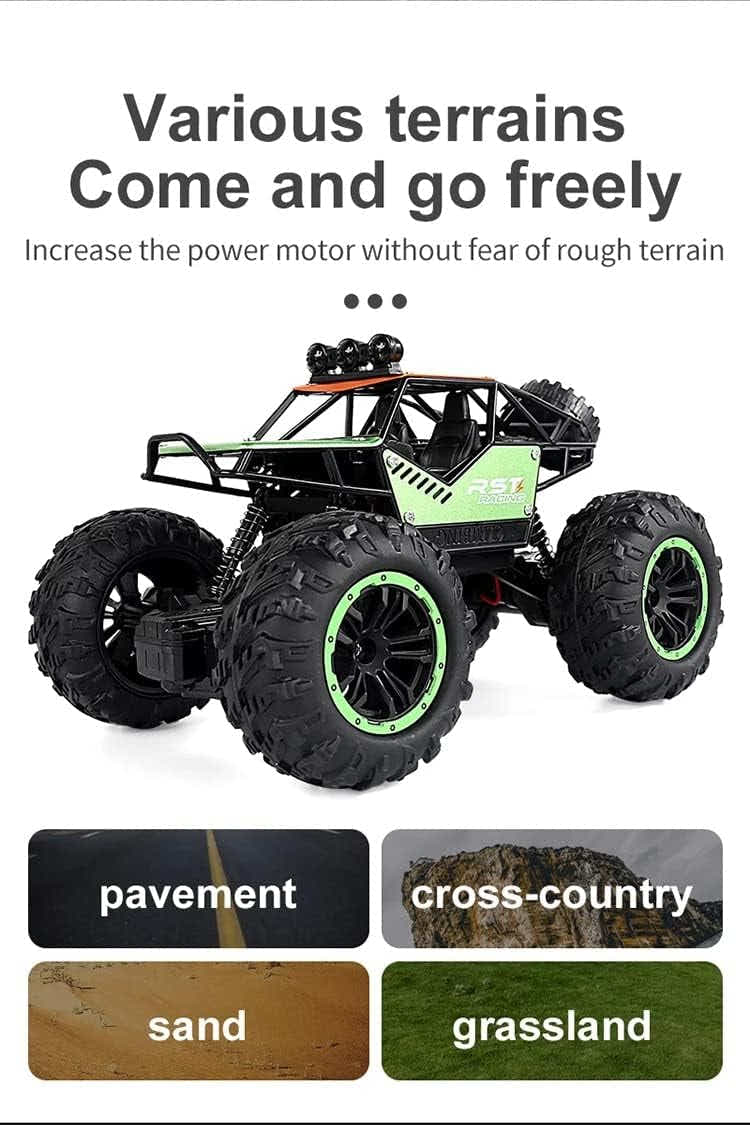 DS BS Alloy Remote Control Off-Road Vehicle - Green