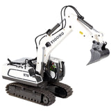 DS BS  11 Channel Remote Control Excavator Toy - White