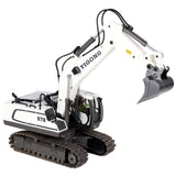 DS BS  11 Channel Remote Control Excavator Toy - White