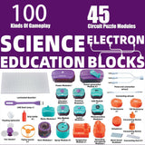 DS BS 45Pcs Science Experiments Circuit Board Kit