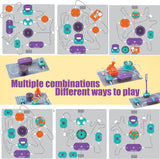 DS BS 45Pcs Science Experiments Circuit Board Kit