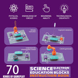 DS BS 34Pcs Science Experiments Circuit Board Kit