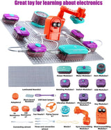 DS BS 34Pcs Science Experiments Circuit Board Kit