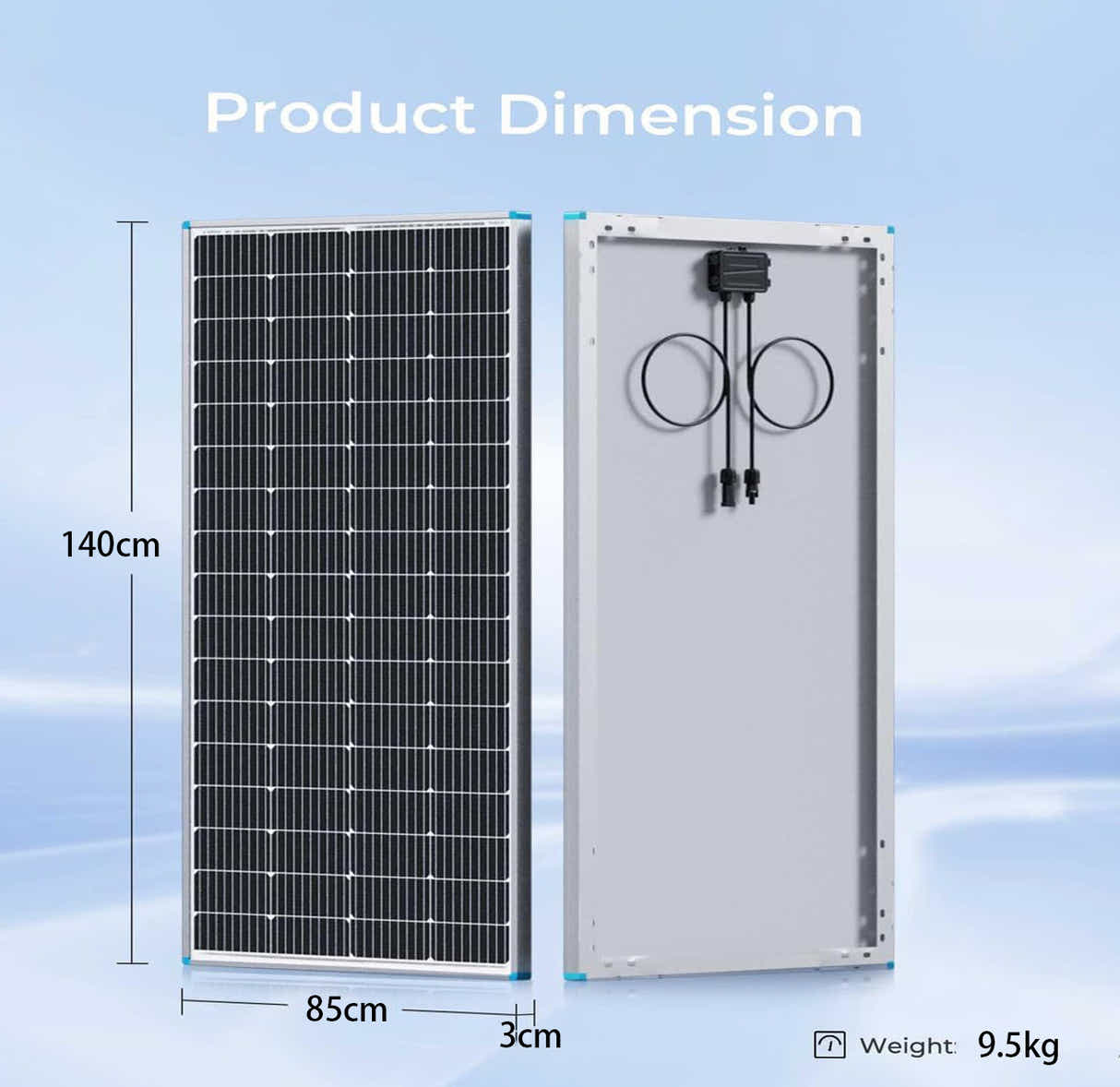 DS BS 200W Monocrystalline Solar Panel