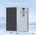 DS BS 100W Monocrystalline Solar Panel